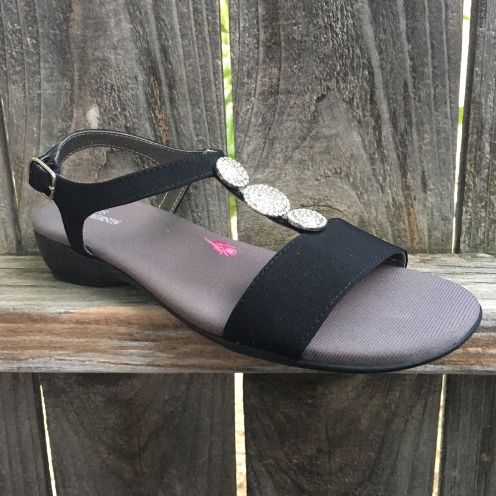 Ross Homerson sandals Sz 7 Black